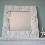 Shell Mirrors For Beach Decor - Seashell Mirror In..