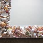 Seashell Mirrors For Beach Decor - Nautical Decor..