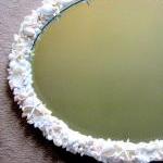 Beach Decor Shell Mirror - Nautical Seashell..