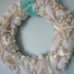 Beach Decor Seashell Wreath - Shell Wreath W All..
