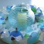 Beach Decor Sea Glass Wreath - Nautical Sea Glass..