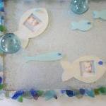 Magnet Board Beach Decor Sea Glass - Beach Glass..