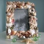 Beach Decor Seashell Frames - Nautical Decor..