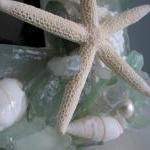 Beach Frames - Nautical Decor Sea Glass Shell..
